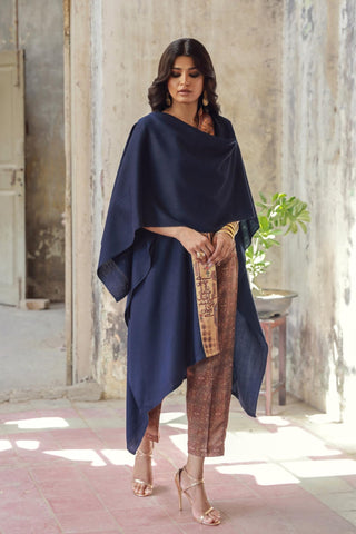 Dasht (Desert) - Blue & Gold Cape