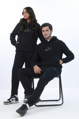 Pullover Hoodie - Raven Black