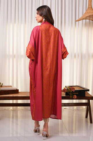 Ayra - Rust & Pink Shrug