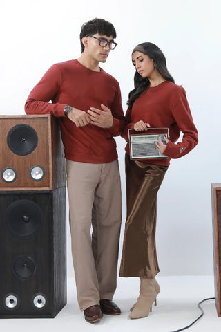 Talaash (Search) - Brick Rust Sweatshirt