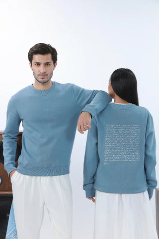 Talaash (Search) - Mist Blue Sweatshirt
