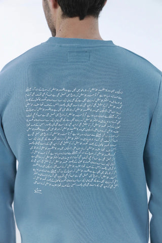 Talaash (Search) - Mist Blue Sweatshirt
