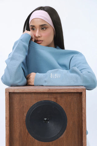 Talaash (Search) - Mist Blue Sweatshirt