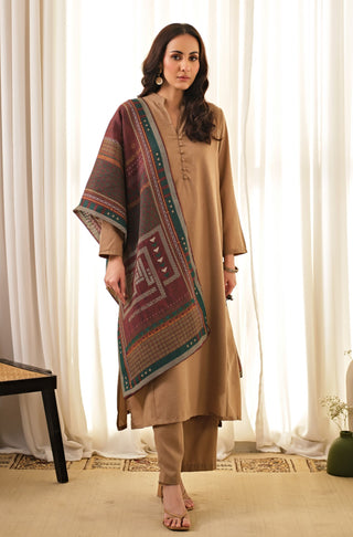 Talaash-e-Manzil (Finding Purpose) - Maroon Stole