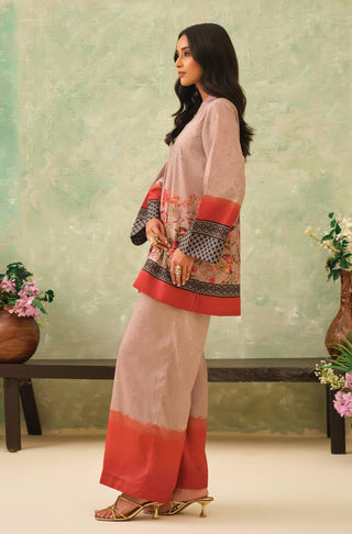 Bahaar (Bloom) - Sandy Beige Co-ord Set