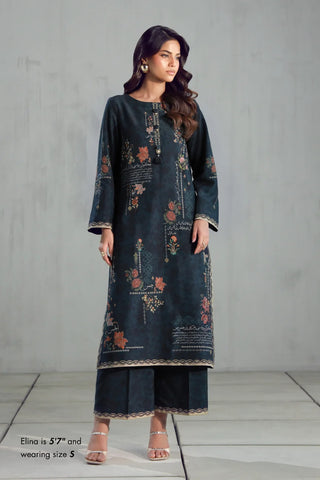 Mashal (Flame) Co-Ord Set - Blue