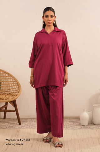 Raya Co-ord Set - Magenta