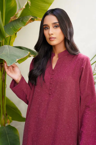 Kalidaar Co-ord Set - Berry Plum