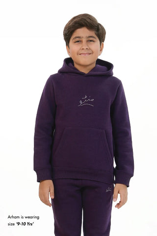 Pullover Hoodie (Kids) - Deep Purple