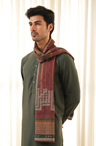 Talaash-e-Manzil (Finding Purpose) - Maroon Stole