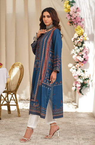 Justuju (Pursuit) - Blue Long Shirt