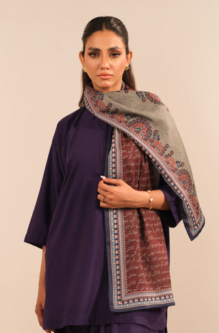 Raya Co-ord Set - Deep Purple