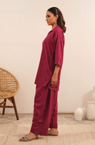 Raya Co-ord Set - Magenta