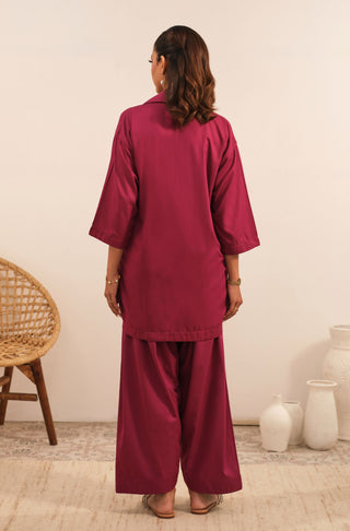 Raya Co-ord Set - Magenta