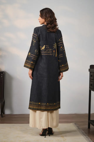 Anjuman (Beautiful Gathering) - Black Long Shirt
