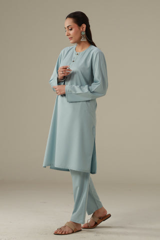 Lucknow Set - Ice Blue