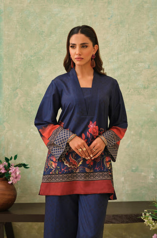 Bahaar (Bloom) - Twilight Blue Co-ord Set