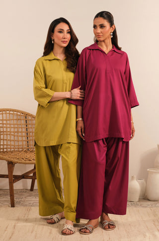 Raya Co-ord Set - Magenta