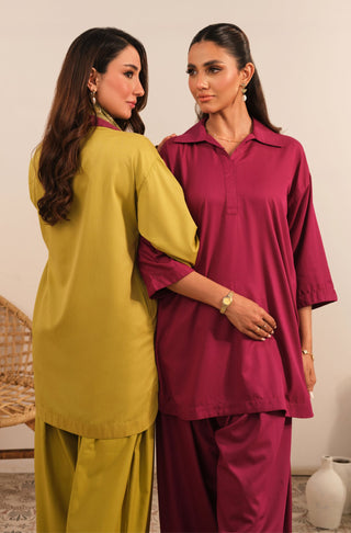 Raya Co-ord Set - Magenta