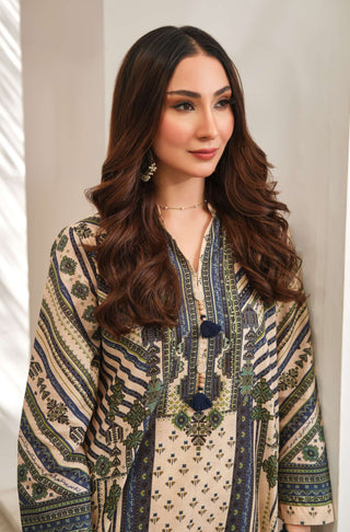 Rahat (Ease Of Life) - Beige Long Shirt