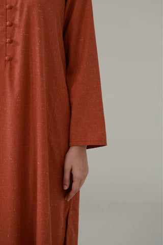 Kalidaar Co-ord Set - Burnt Orange