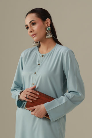 Lucknow Set - Ice Blue