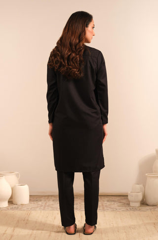 Lucknow Set - Jet Black