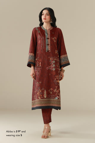 Muskaan (Smile) - Plum Co-Ord Set