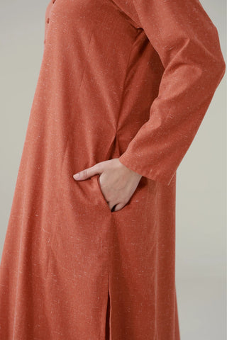 Kalidaar Co-ord Set - Burnt Orange