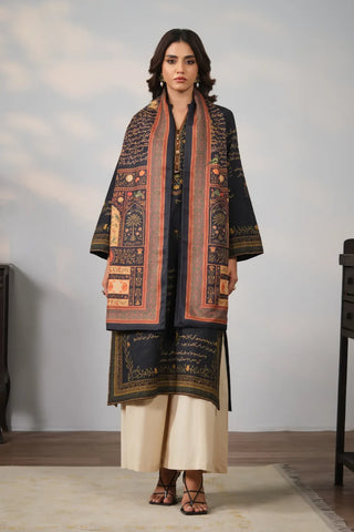 Anjuman (Beautiful Gathering) - Black Long Shirt