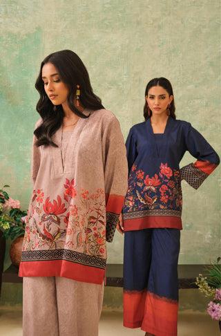 Bahaar (Bloom) - Sandy Beige Co-ord Set