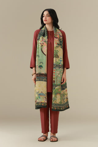Gul Mohar (Ruby Tree) - Shawl