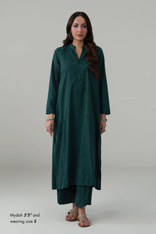 Kalidaar Co-ord Set - Emerald Green