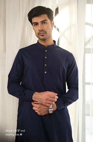 Sherwani Set - Midnight Blue