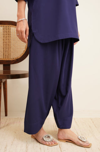 Raya Co-ord Set - Midnight Blue
