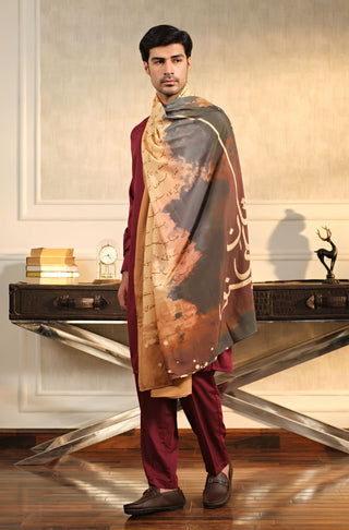 Khat (Love Letter) - Maroon Shawl