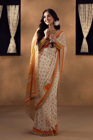 Sunehri (Golden) - Saree