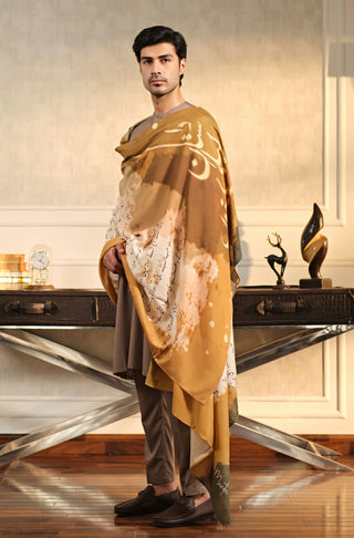 Khat (Love Letter) - Beige Shawl