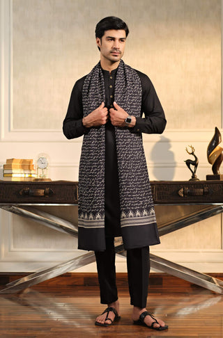Sherwani Set - Jet Black