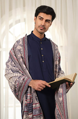 Sherwani Set - Midnight Blue