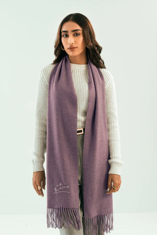 Cashmere Stole - Dusky Mauve