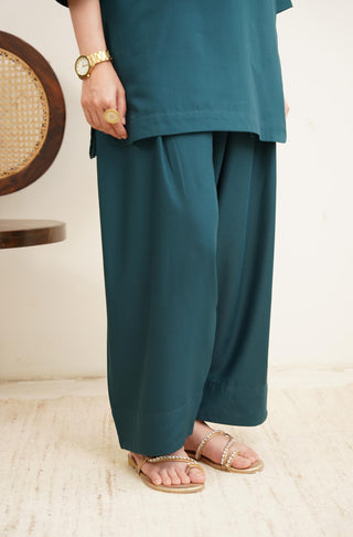 Raya Co-ord Set - Deep Teal