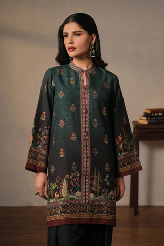 2-piece set made using Blended Cambric in green colour