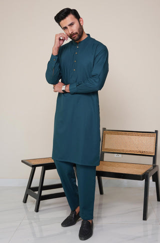 Sherwani Set - Deep Teal