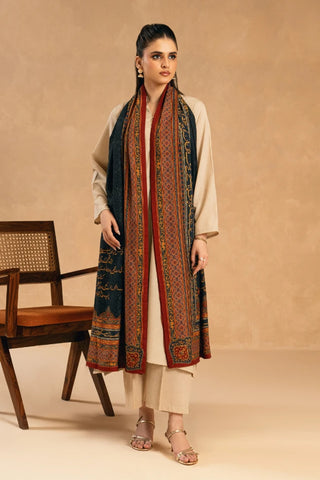 Shama Shawl is a Cotton Silk Shawl featuring the words of Kaifi Azmi
