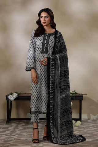 2 Piece printed co-ord set in Black & white color.