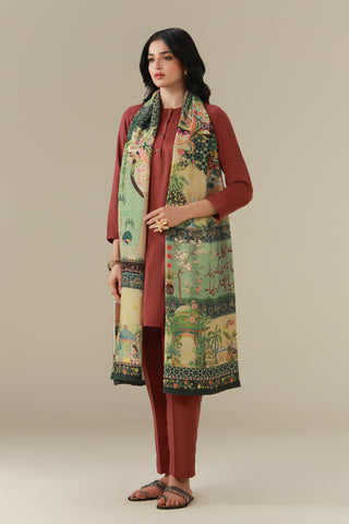 Gul Mohar (Ruby Tree) - Shawl