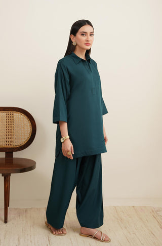 Raya Co-ord Set - Deep Teal