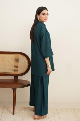 Raya Co-ord Set - Deep Teal