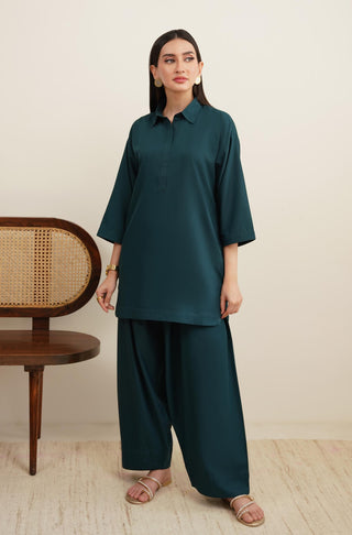 Raya Co-ord Set - Deep Teal